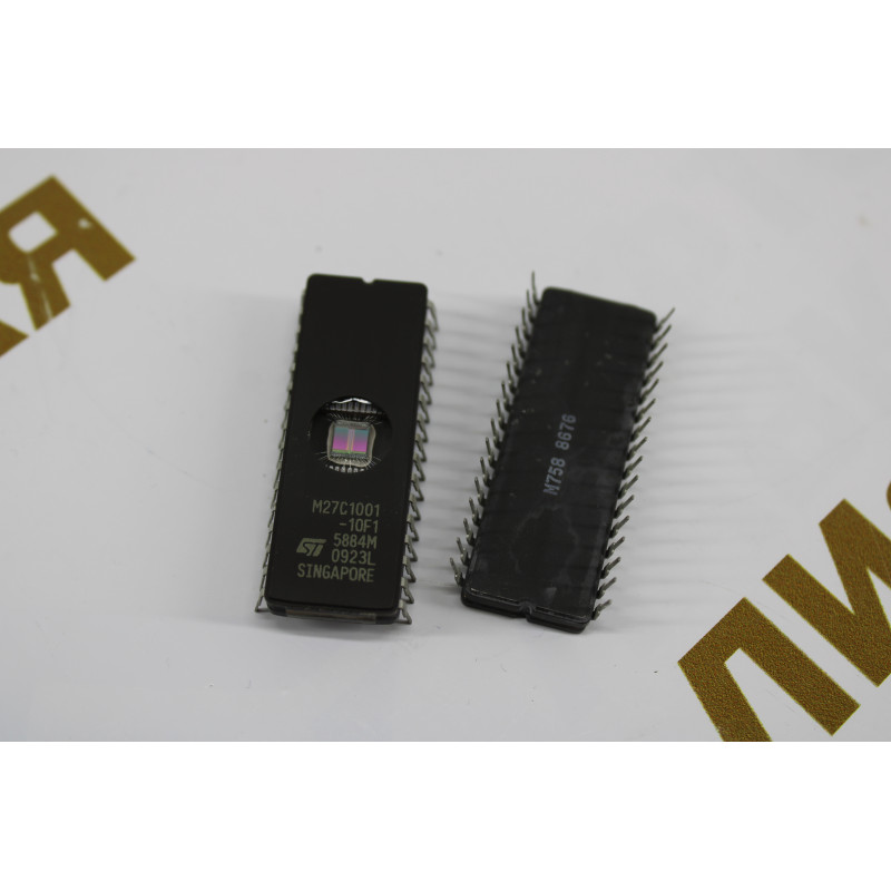 Микросхема памяти M27C1001-10F1 CDIP-32 ST