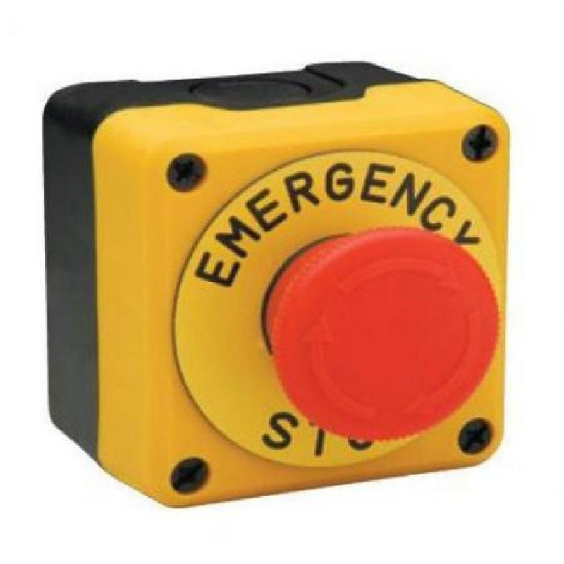 Кнопочный пост управления "STOP" с фиксацией P1EC400E40-K EMAS