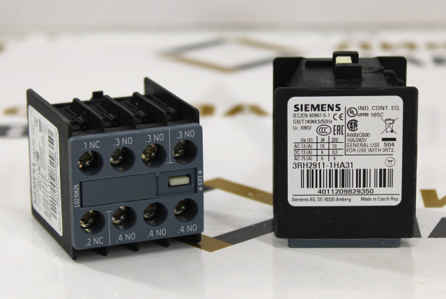 Приставка контактная 3НО+1НЗ 3RH2911-1HA31 Siemens