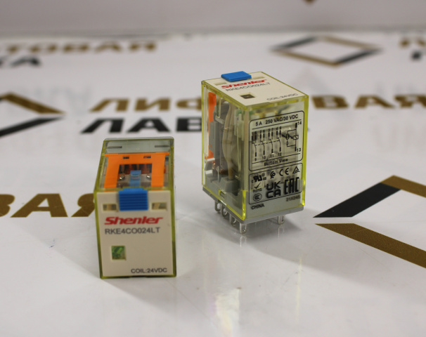 Реле промежуточное 24VDC 4CO 5A RKE4CO024LT Shenler