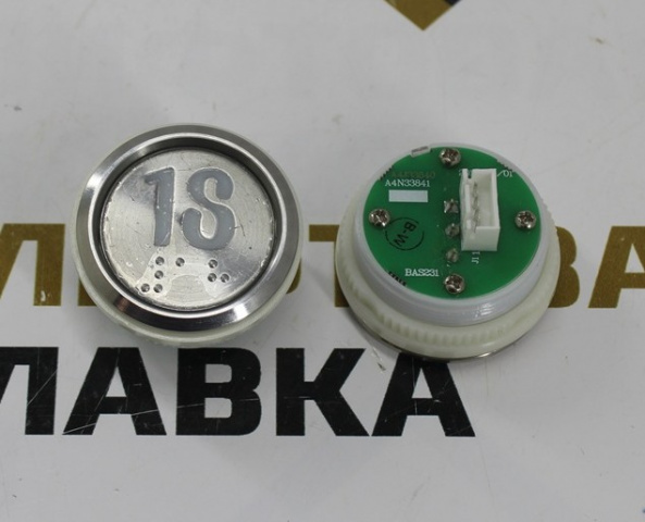 Модуль кнопочный белая подсветка "18" A4N33841 BAS231 OTIS