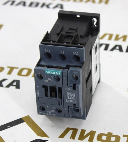 Контактор 110VAC 38A 1NO+1NC 3RT2028-1AF00 Siemens