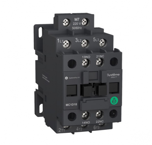 Контактор 220VAC 9А 1НО+1НЗ MC1D09M7 Systeme Electric