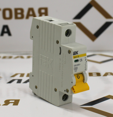 Автоматический выключатель Karat ВА47-29 1P C 6А 4,5кА MVA20-1-006-C IEK