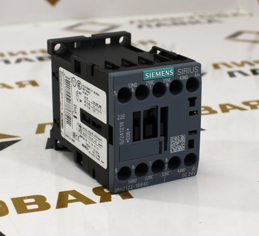 Контактор 24VDC 10А 2НО+2НЗ 3RH2122-1BB40 Siemens