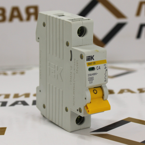 Автоматический выключатель Karat ВА47-29 1P C 4А 4,5кА MVA20-1-004-C IEK