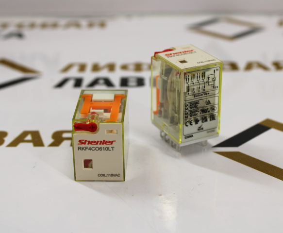 Реле промежуточное 110VAC 4CO 6A RKF4CO610LT Shenler