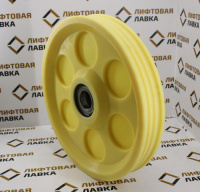 Блок отводной 435х3х10 пластик с подшипниками ZAA263P15 OTIS
