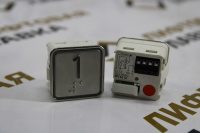 Модуль кнопочный красная подсветка "1" MT42RUS Schaefer