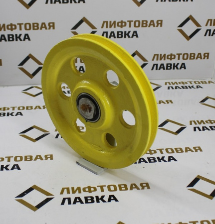 Блок натяжного устройства 230мм 7,8мм в сборе с осью 0411.01.00.030 МЛЗ