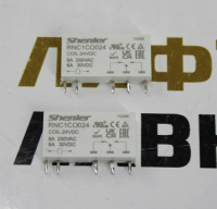 Реле тонкое 24VDC 6А RNC1CO024 Shenler