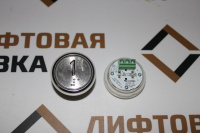 Модуль кнопочный круглый красная подсветка код брайля "1" A4N49744$05 EA2406S-D-R-01 ЩЛЗ