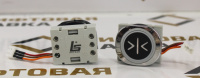 Модуль кнопочный красная подсветка "Закрытие" F6-LENS 3 PIN BUT-SAN