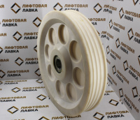 Блок отводной пластик с подшипниками 510х4х12 ZAA263P1 OTIS