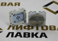 Модуль кнопочный красн. подсв. код брайля "СТРЕЛКА ВВЕРХ" (4pin) T.B.AVNS4.R.B AVOX PC548-05 GENEMEK