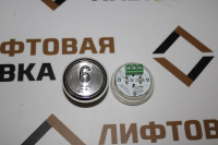 Модуль кнопочный круглый красная подсветка код брайля "6" A4N49744$05 EA2406S-D-R-06 ЩЛЗ