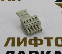 Разъем (розетка) MCS с пластиной разгрузки натяж. 5 конт. шаг 5мм 450605/100 SUPU
