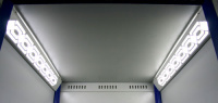 Светильник лифтовый светодиодный угловой к-т. (2шт) L1070мм RAL7035 СЛС-3