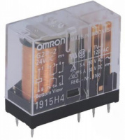 Реле силовое миниатюрное 24VDC 5A 2CO G2R-2-24DC OMRON
