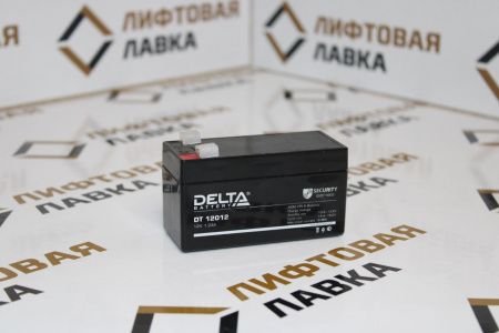 Аккумуляторная батарея DT12012 12В 1,2Ач 97х44х59мм Delta