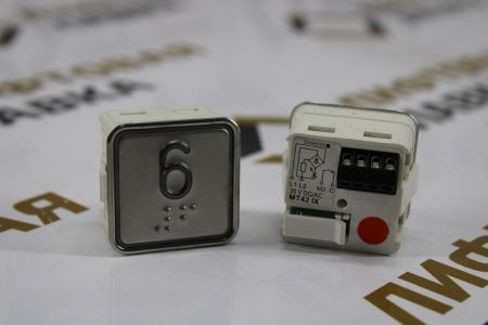 Модуль кнопочный красная подсветка "6" MT42RUS Schaefer