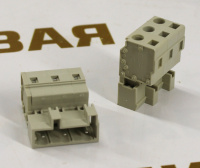Разъем (вилка) 3 конт. шаг 7,5мм 475903 SUPU